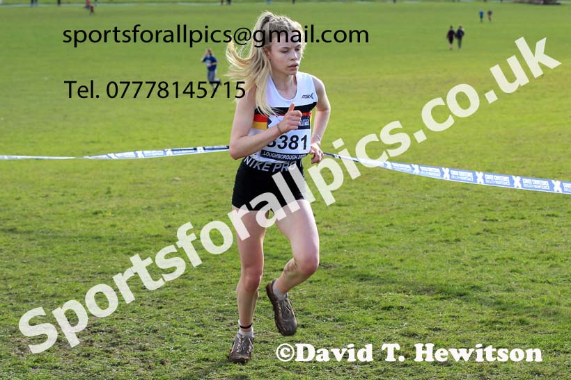 Womens Under-20s 2022 CAU Inter Counties Cross Country, Prestwold Hall, Loughborough.  Photo: David T. Hewitson/Sports for All Pics
